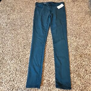 AG Adriano Goldschmied The Legging Ankle Super Skinny Teal Jeans Size‎ 27 NWT